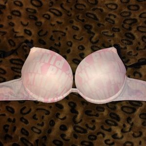 Pink super lush up bra